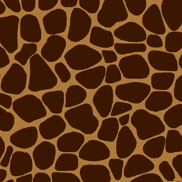 Susybee Zoe Giraffe Skin Brown Fabric