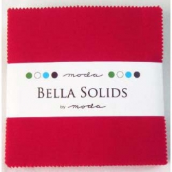 Moda Bella Solid Charms Red